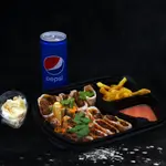 Meat Kebab Saj With Cheese 